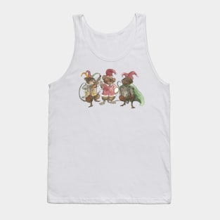 Christmas Clown Mice Tank Top